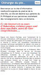 Mobile Screenshot of chirurgie-du-pied.org